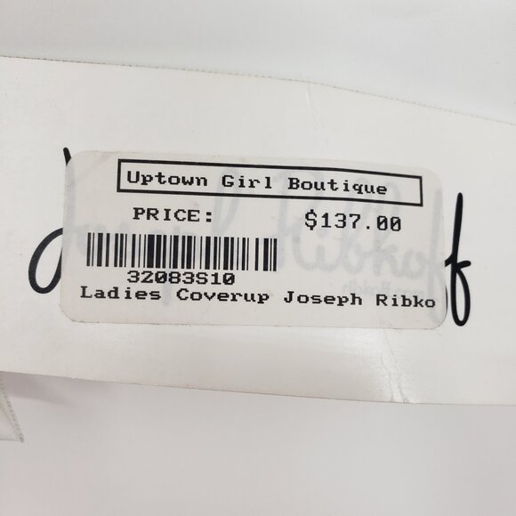 Joseph Ribkoff Cover up Jacket 10 Womens Silky Knit Style 32083 Black - Picture 11 of 12